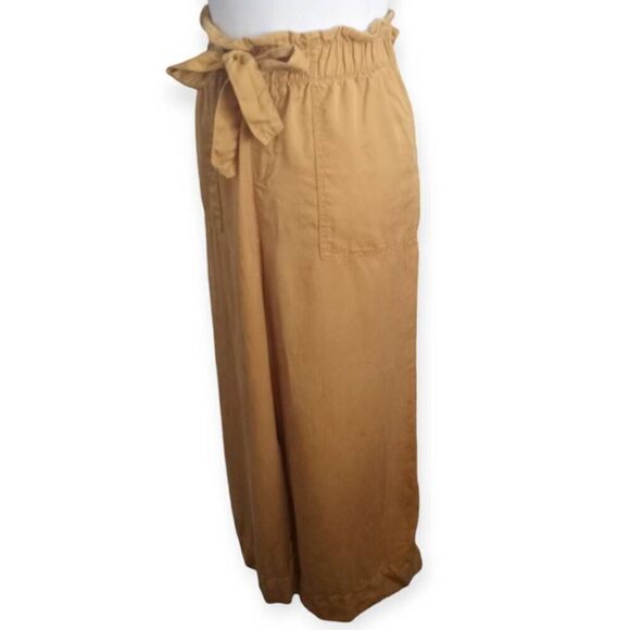 TIME & TRU MUSTARD PALAZZO CROP PANTS SZ.M EUC - Picture 3 of 7